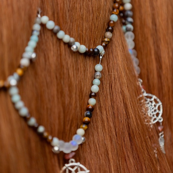 AZTEC Rhythm mane beads set for horses/ponies, trail beads, speed beads, tack - Picture 4 of 13